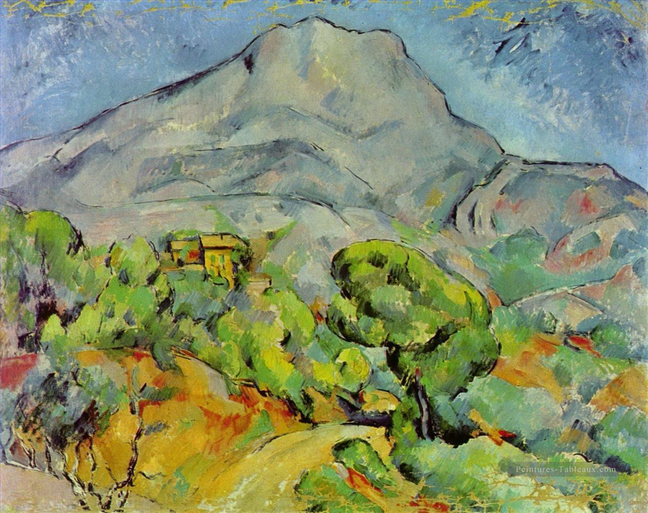 Route près du Mont Sainte Victoire Paul Cézanne Peintures à l'huile